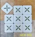 Gạch bông Trung Quốc, men mờ xương porcelain, KT 200x200, MHB666 (1 hộp/25 viên/1m2)