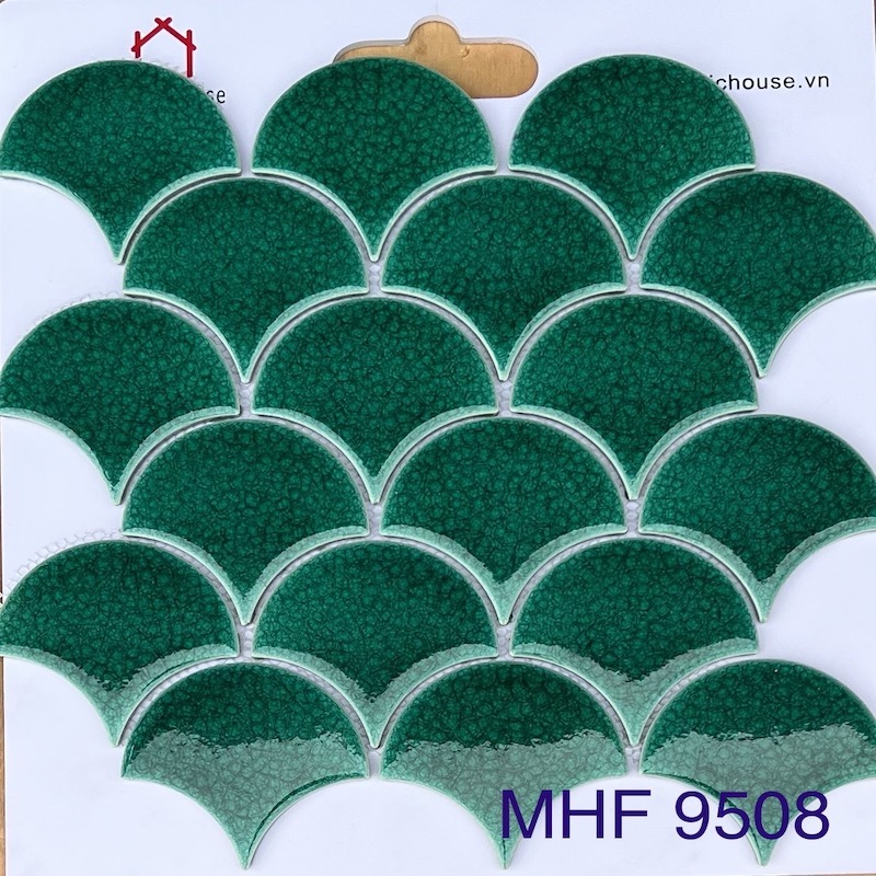 Gạch Mosaic Vảy Cá Rạn 2 lớp MHF 9508