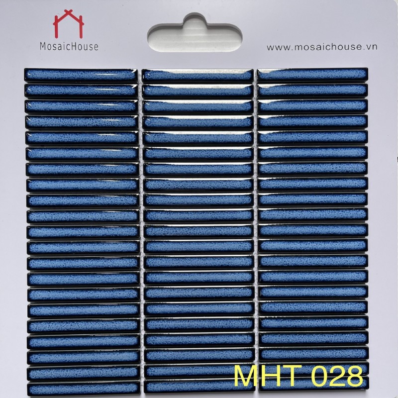 Gạch Mosaic Que Đũa Xanh Dương