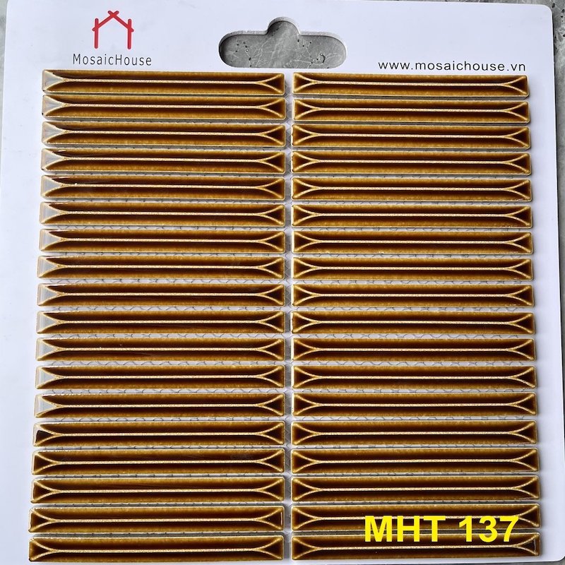 Gạch Mosaic Que Đũa MHT 137 Màu Vàng