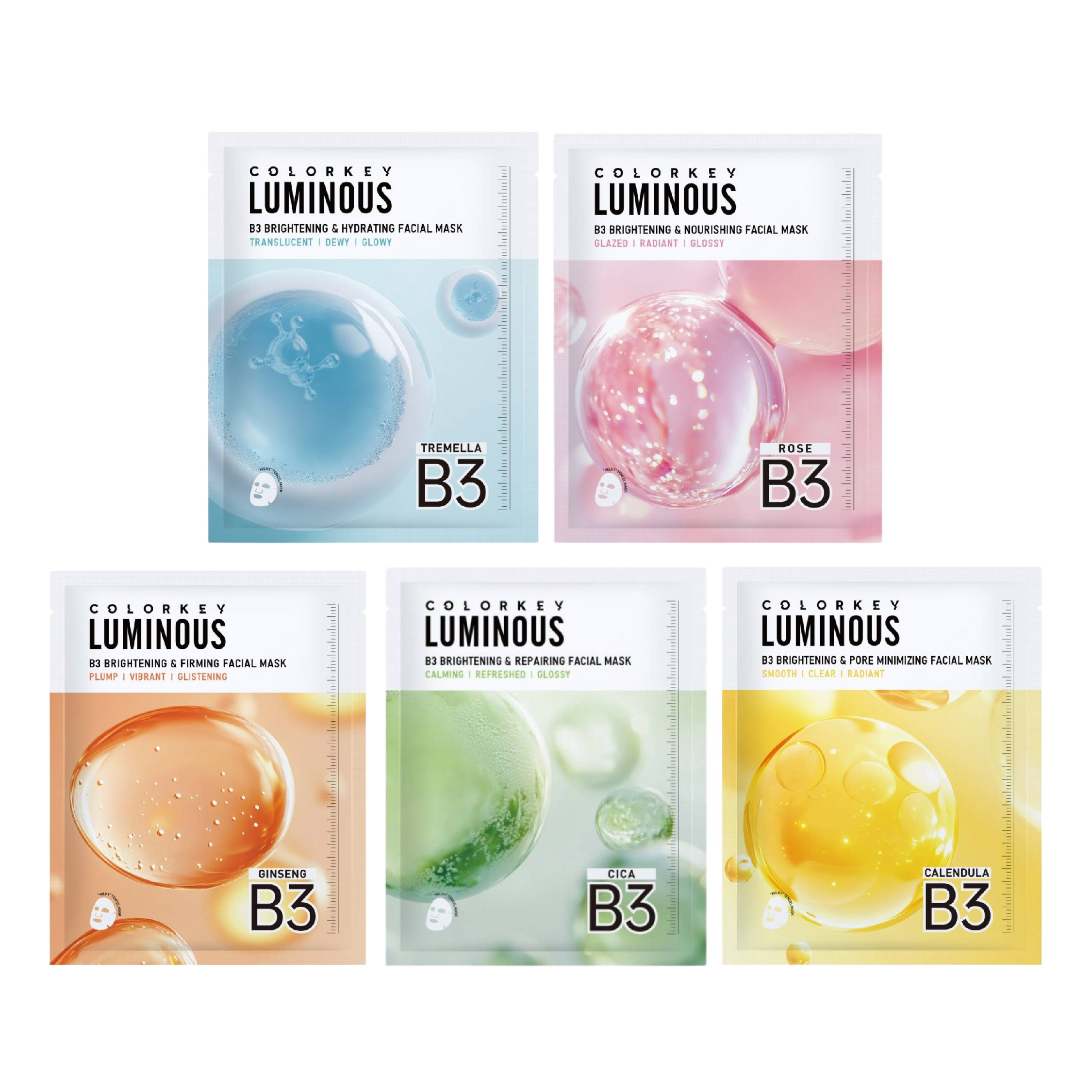 Mặt Nạ Colorkey Luminous B3 Facial Mask 25ml