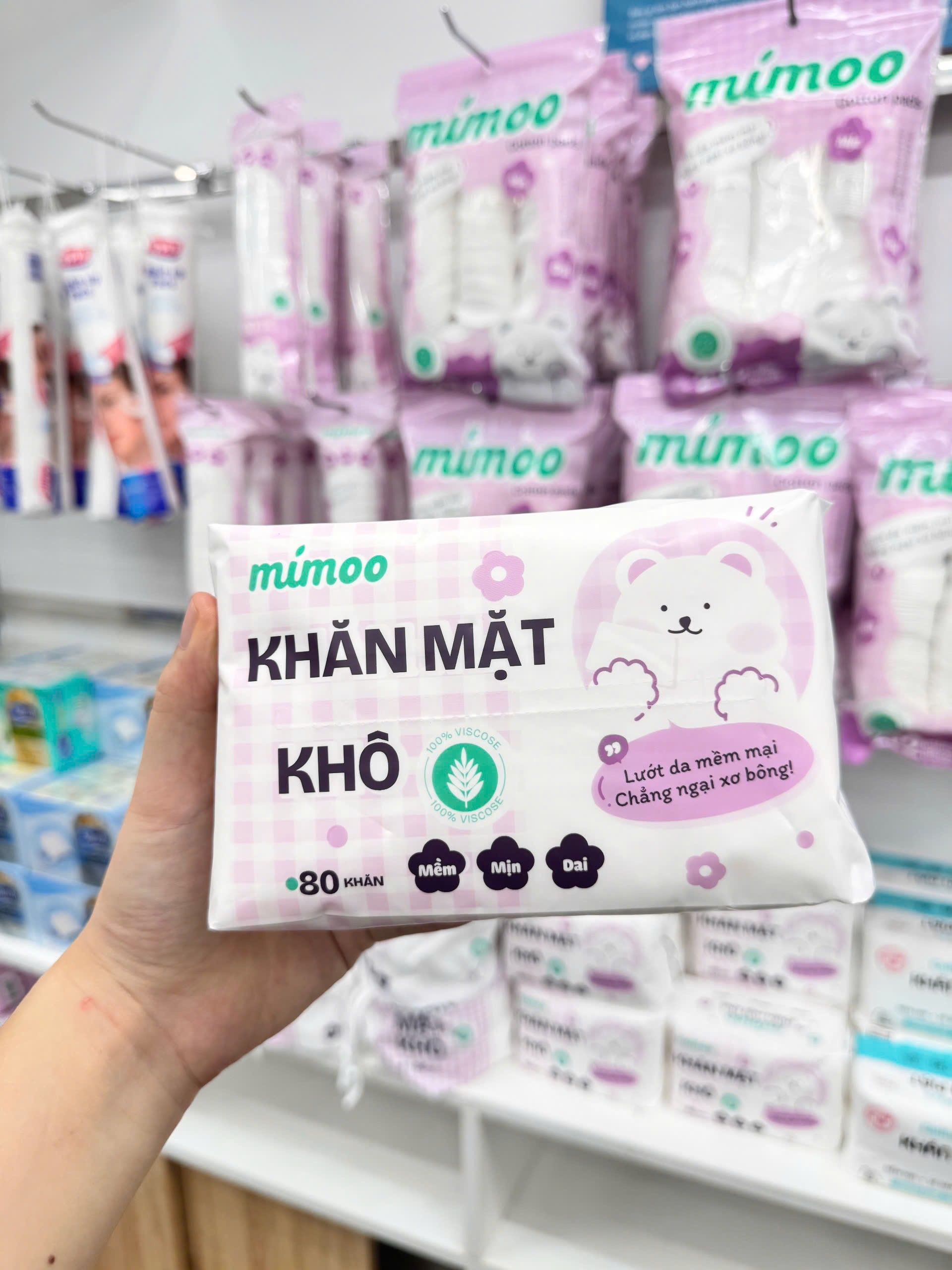 Khăn Mặt Khô Mimoo