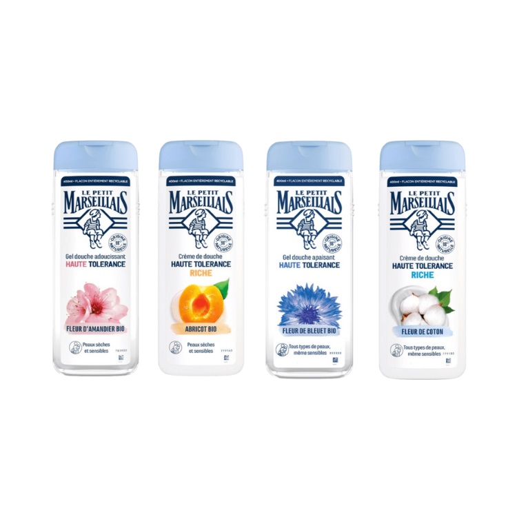 Sữa Tắm Dưỡng Ẩm Le Petit Marseillais Gel 98% Thiên Nhiên 400ml