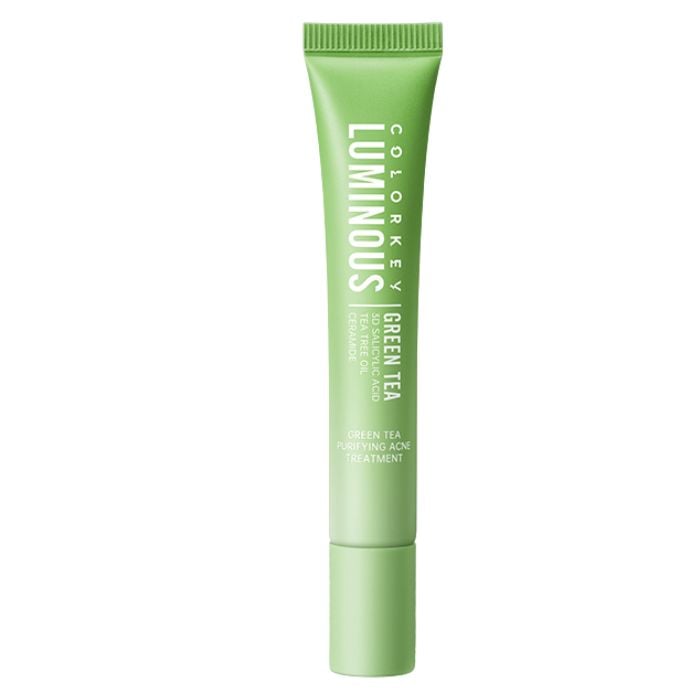 Kem Trị Mụn Colorkey Luminous Green Tea Purifying Acne Treatment 20g