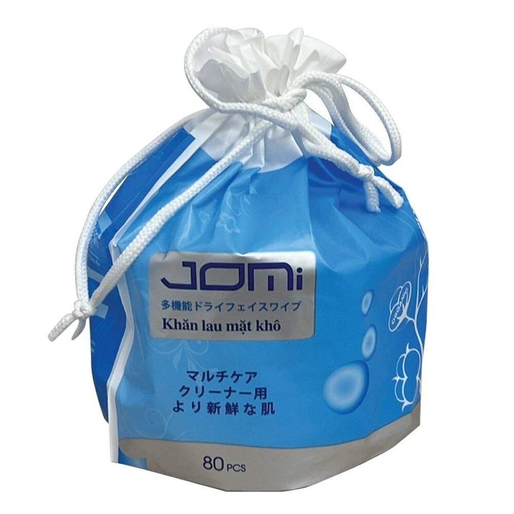 Khăn Lau Mặt Khô Jomi Dạng Rút 80 Miếng