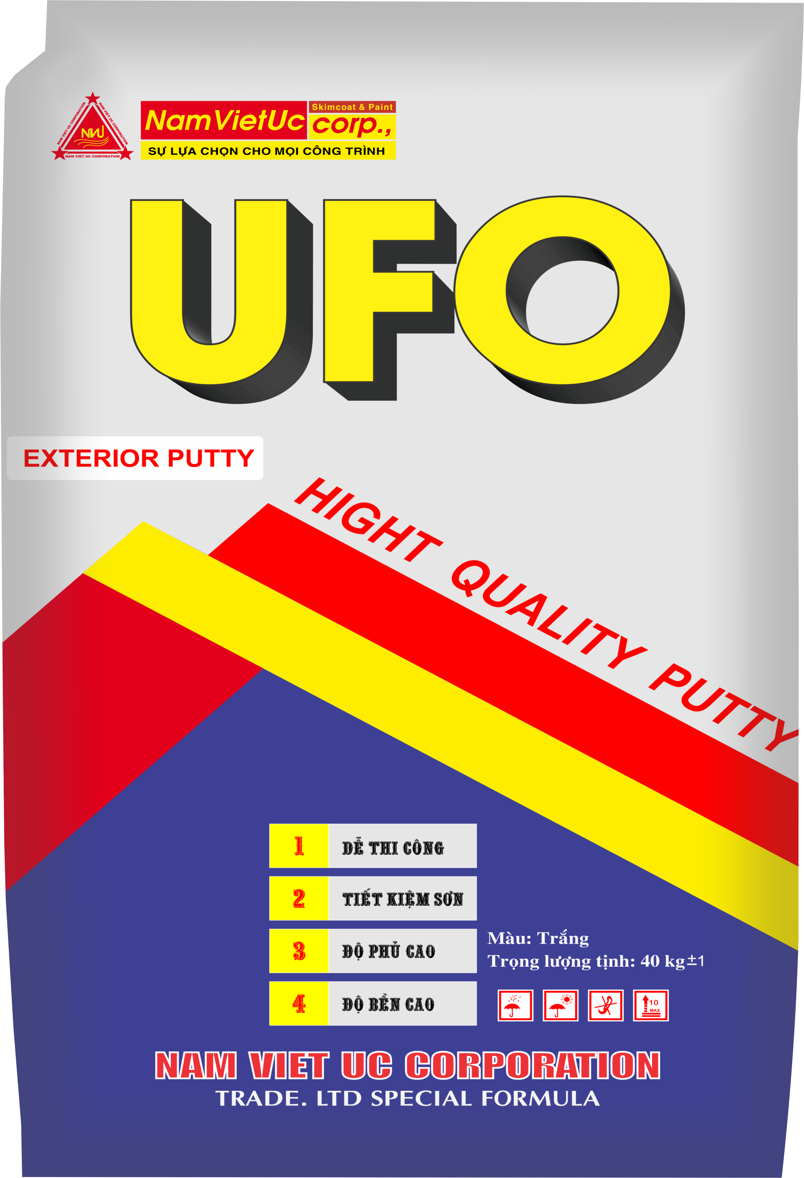 Bột Trét Tường UFO Ngoại thất