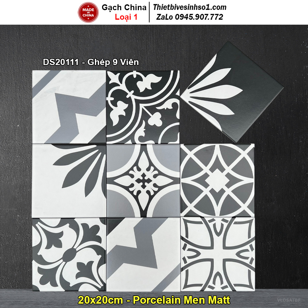 Gạch Bông 20x20 Trung Quốc DS20111