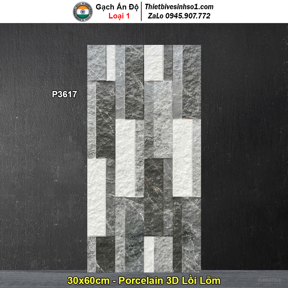 Gạch Ốp Trang Trí 30x60 Ấn Độ P3617