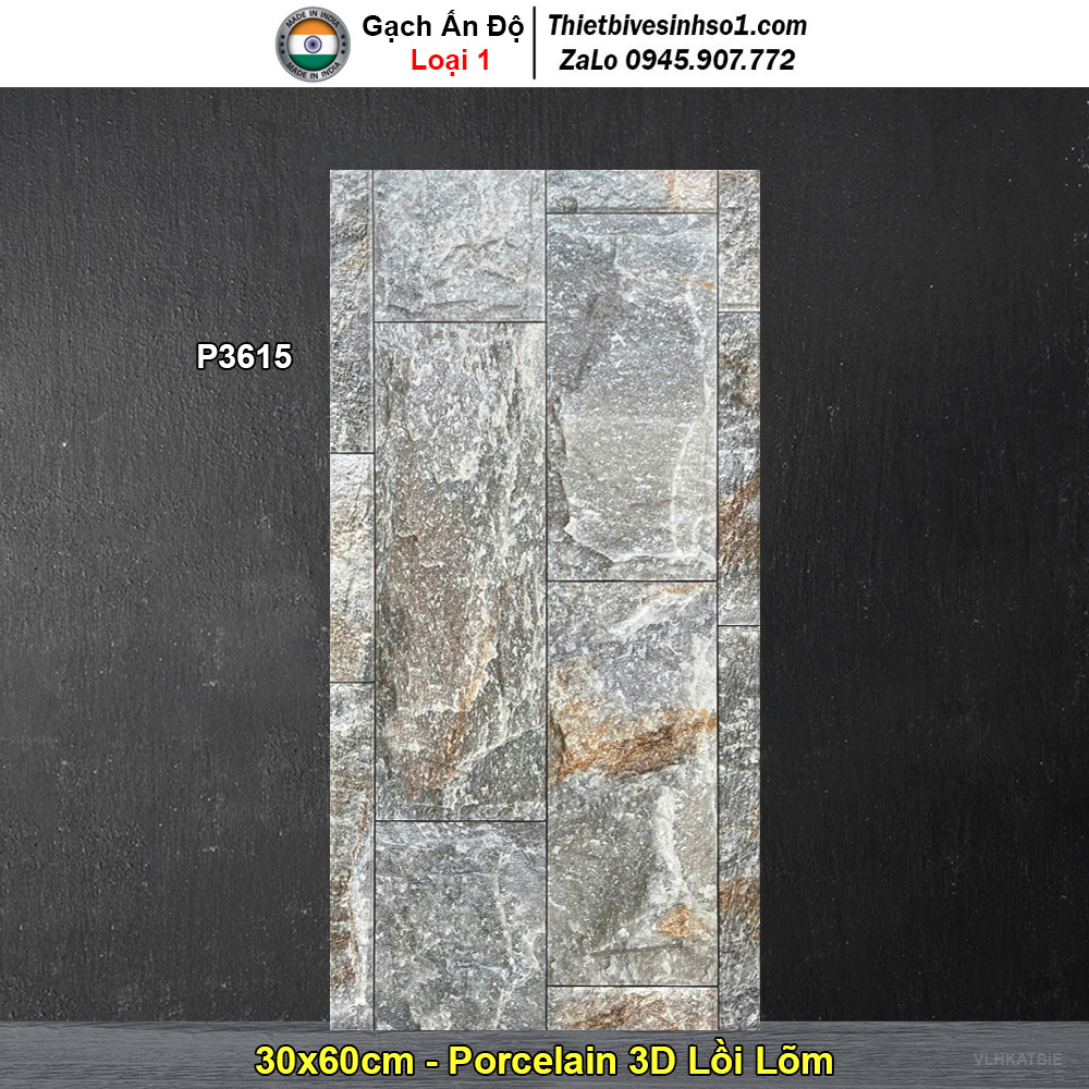 Gạch Ốp Trang Trí 30x60 Ấn Độ P3615