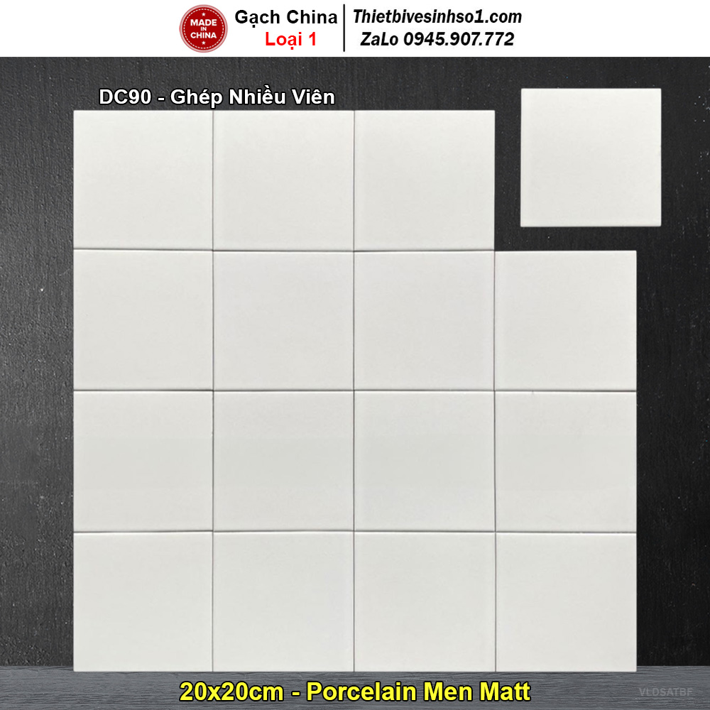 Gạch Bông 20x20 Trung Quốc DC90
