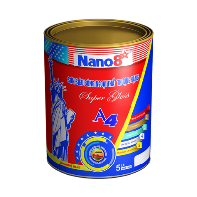Sơn siêu bóng ngoại thất Thượng hạng - A4
