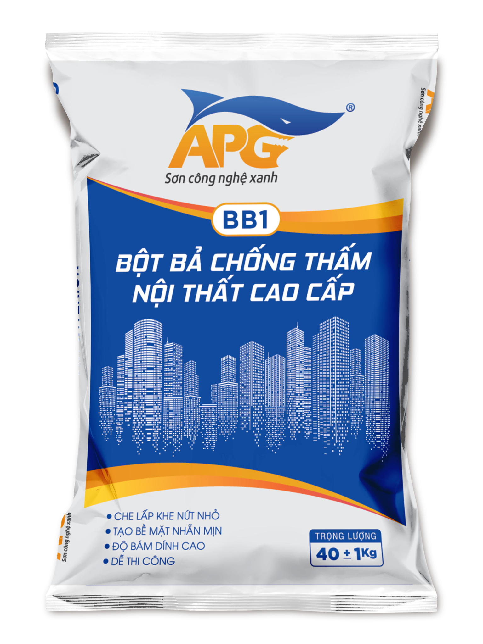 Bột bả chống thấm nội thất cao cấp - BB1
