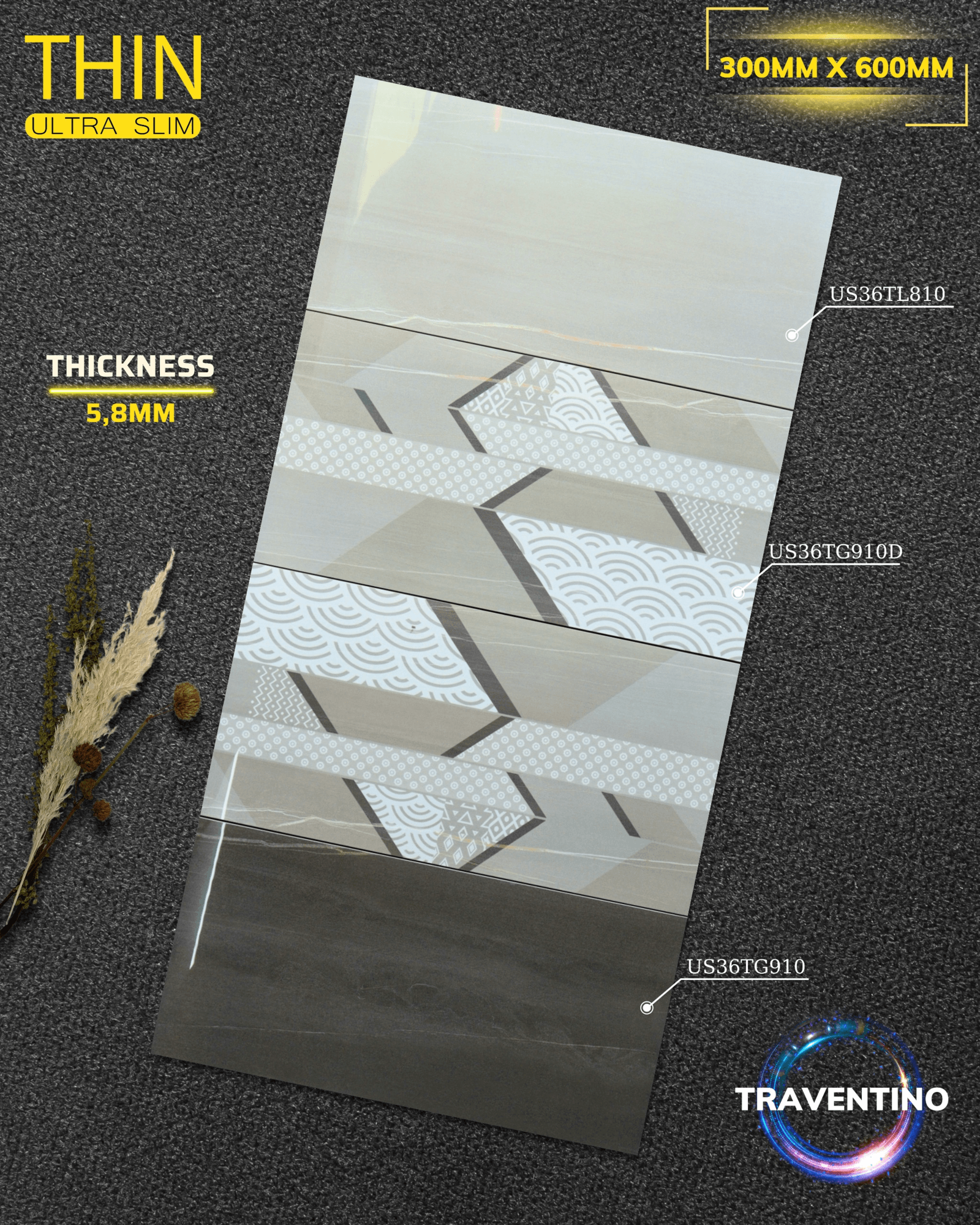 Gạch ốp lát Apodio TL810 TG910D TG910