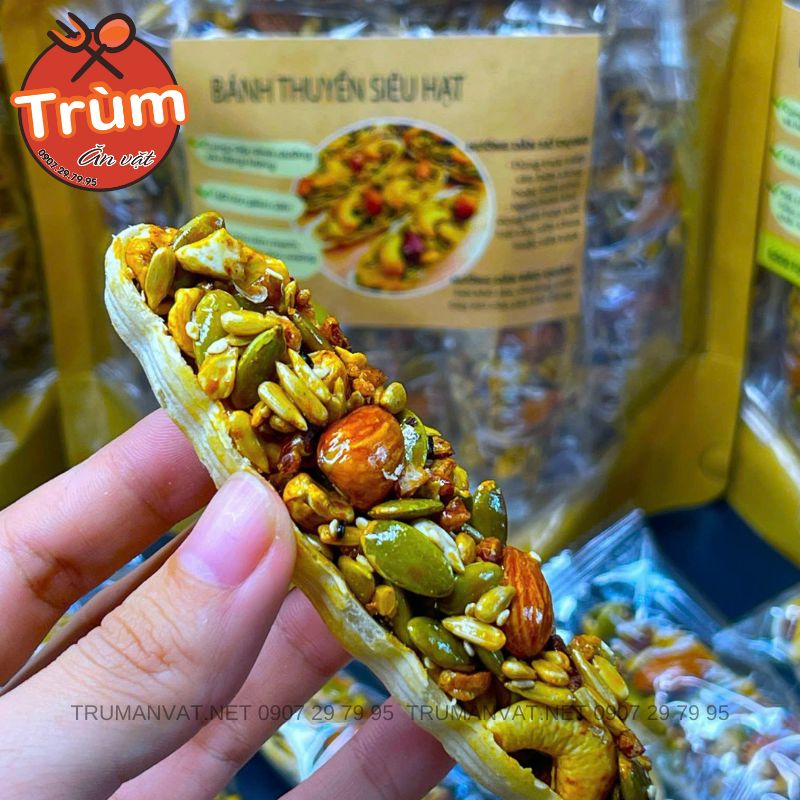 Bánh Thuyền Mix Hạt Siêu Ngon