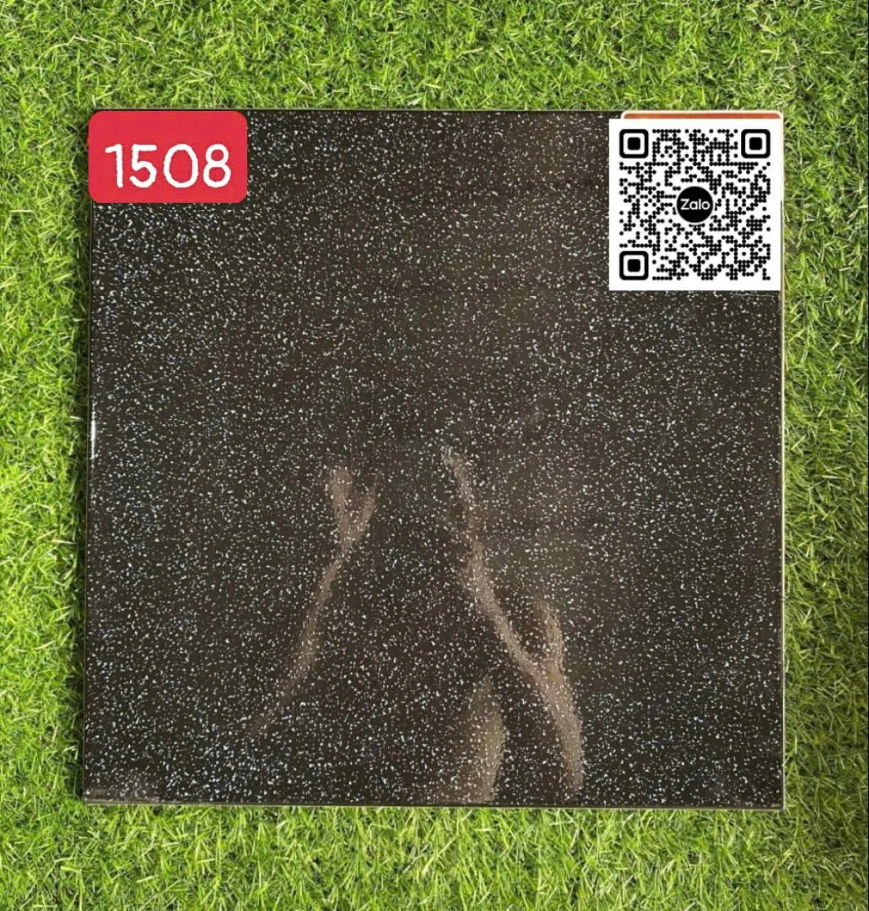 Gạch Men 40x40 Ốp Lát Prime Giá Rẻ mè đen hạt nhỏ 1508