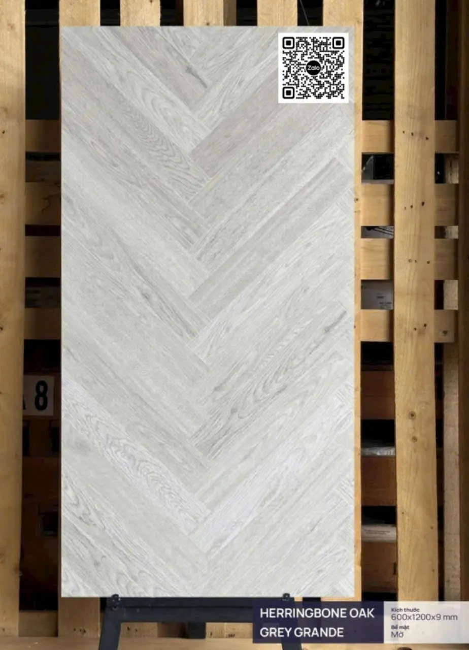 Gạch Đá Mờ 60x120 Ốp Lát Giá Rẻ vân gỗ màu xám