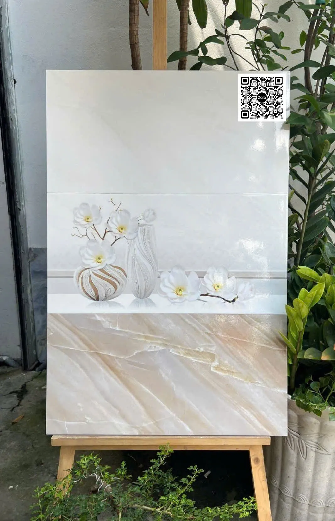 Gạch Men 30x60 Ốp Tường Giá Rẻ nâu vân đá