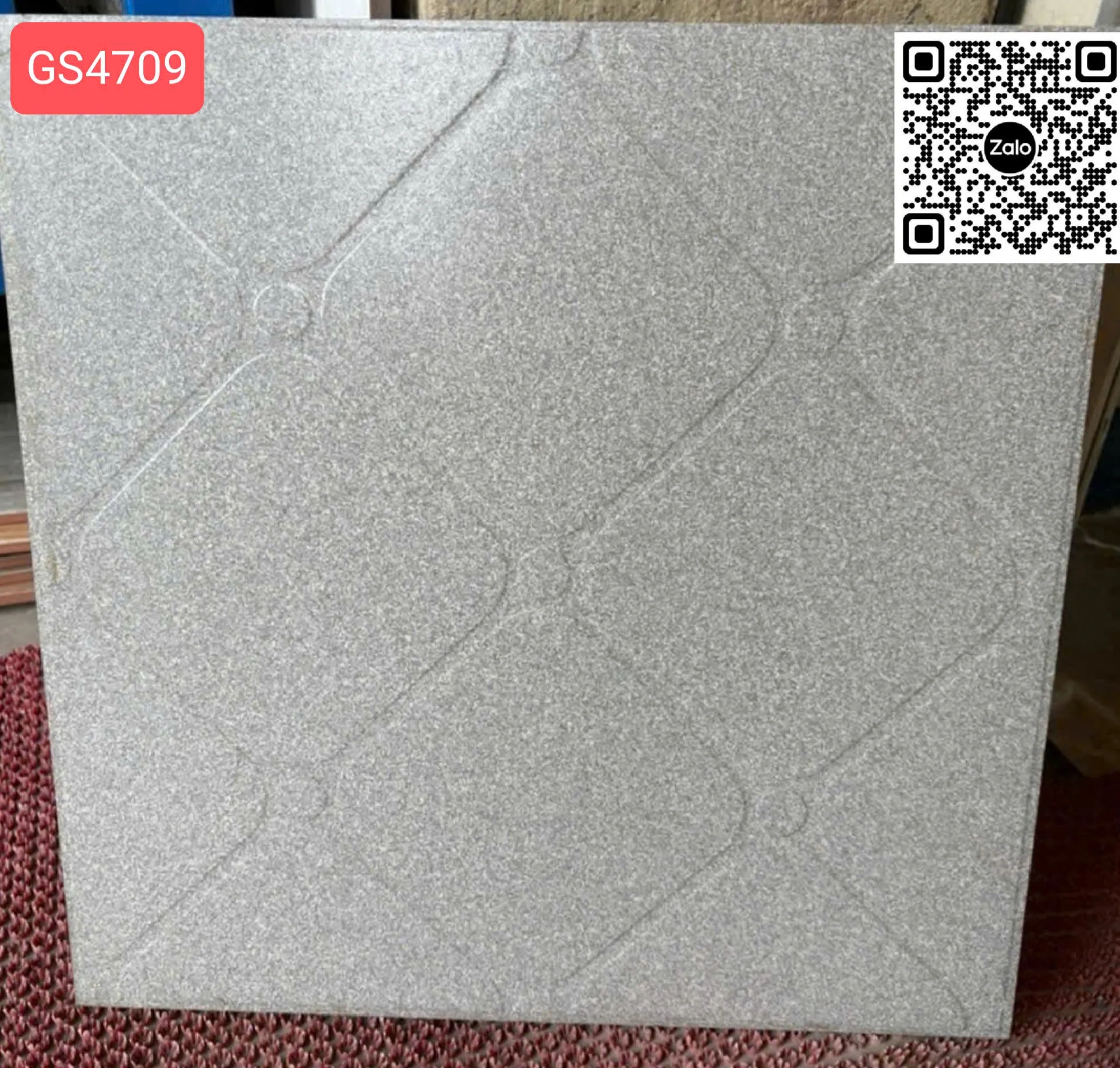 Gạch Đá Mờ 40x40 Ốp Lát Sân Vườn màu xám GS4709