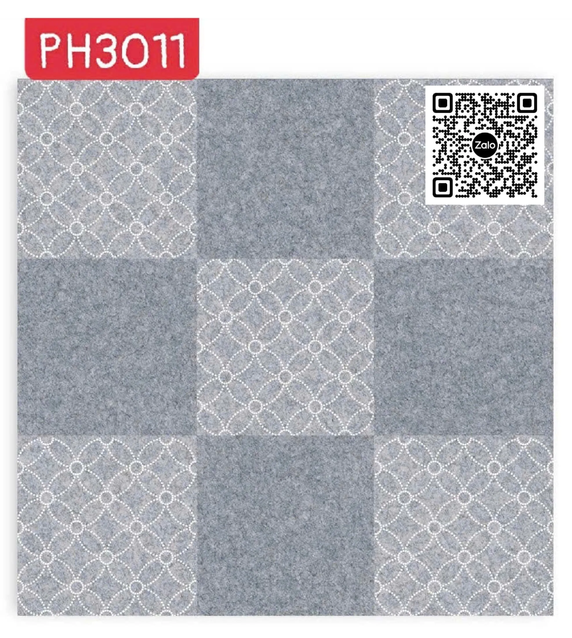 Gạch Men 30x30 Ốp Lát Toilet xám hoa văn 3011