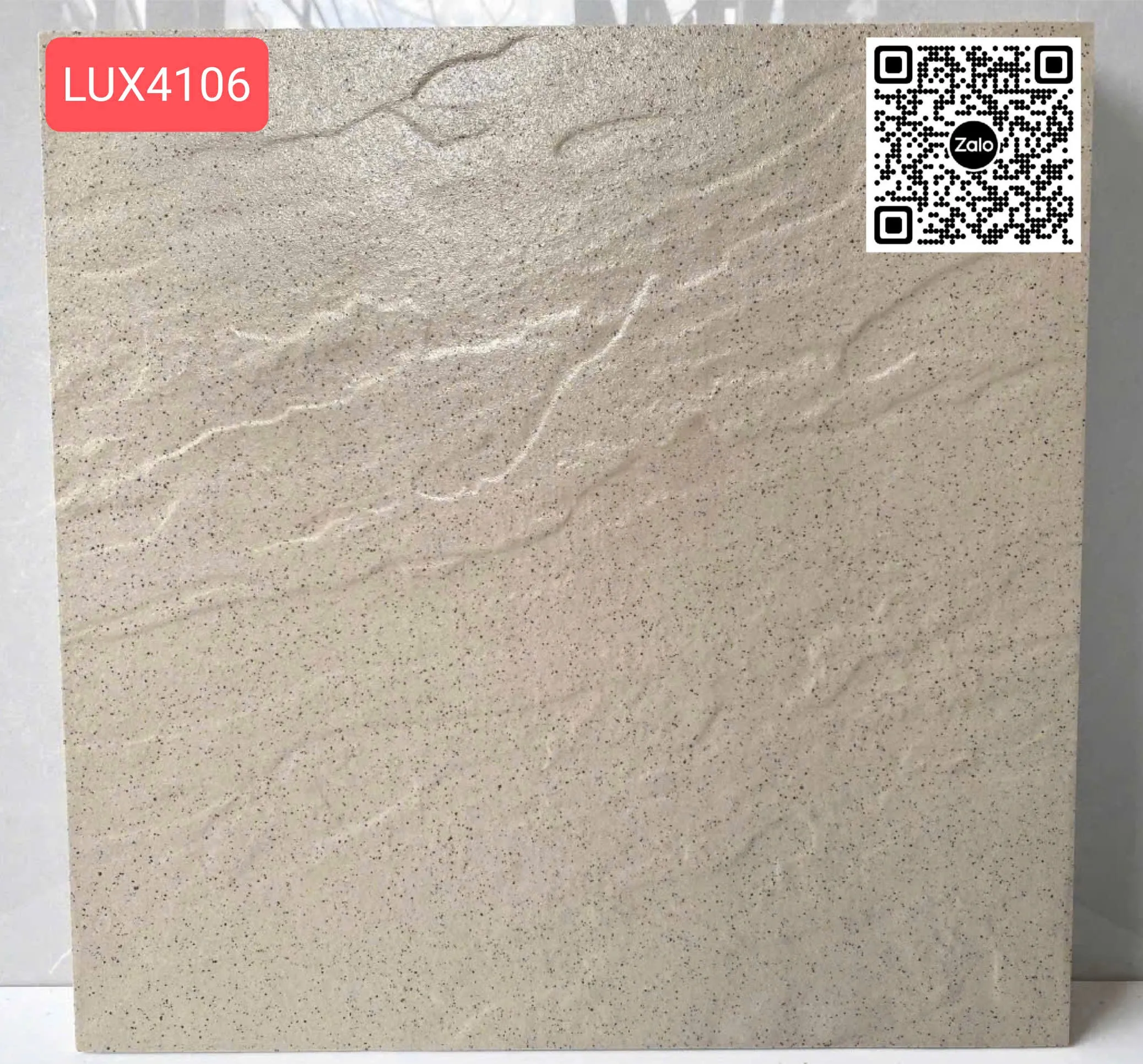 Gạch Đá Mờ 40x40 Ốp Lát Sân Vườn muối tiêu LUX4106