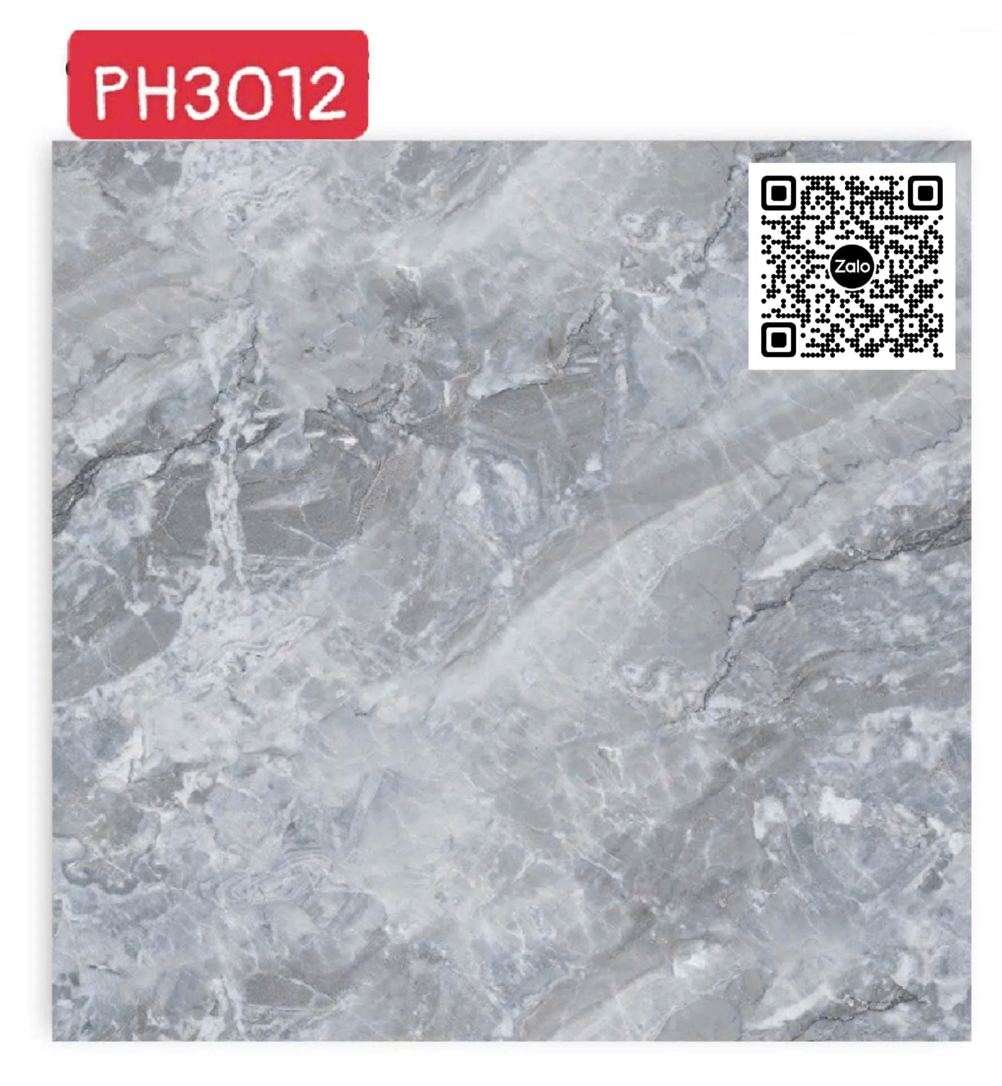 Gạch Men 30x30 Ốp Lát Toilet xám vân đá 3012