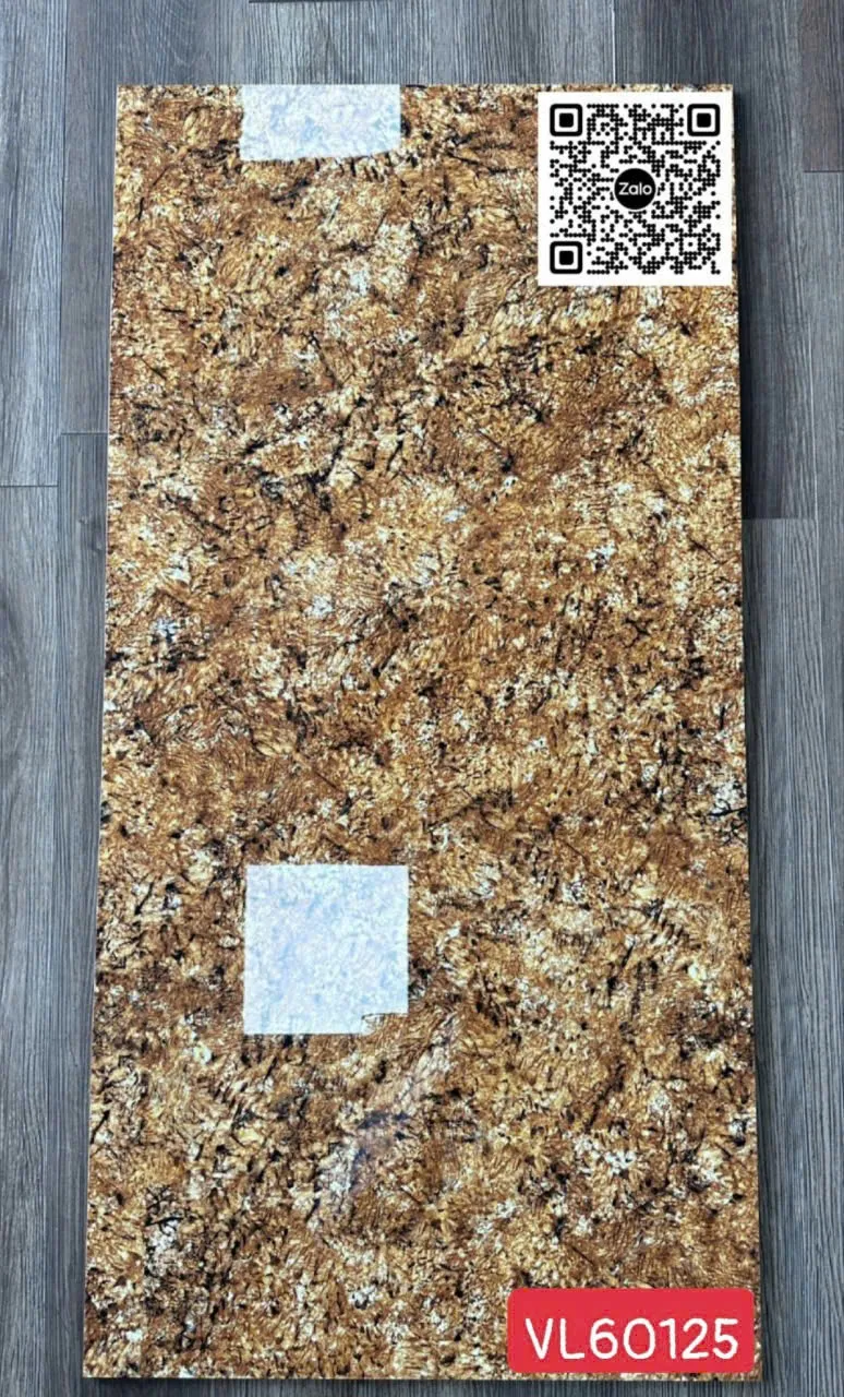 Gạch Đá 60x120 Ốp Lát Giá Rẻ màu vàng VL60125