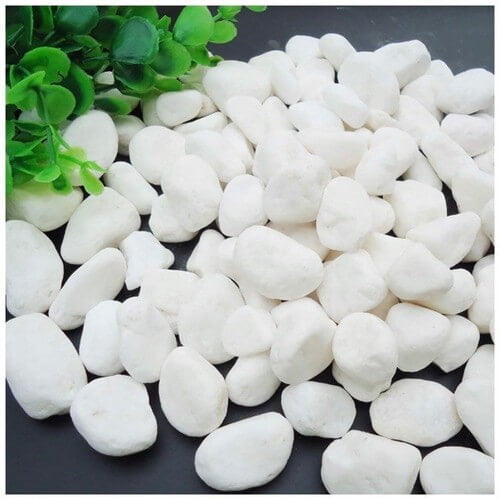Đá Cuội Trắng Trang Trí Tiểu Cảnh