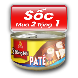 Pate Gan 3 Bông Mai 150g - (MUA 2 NHẬN 3)