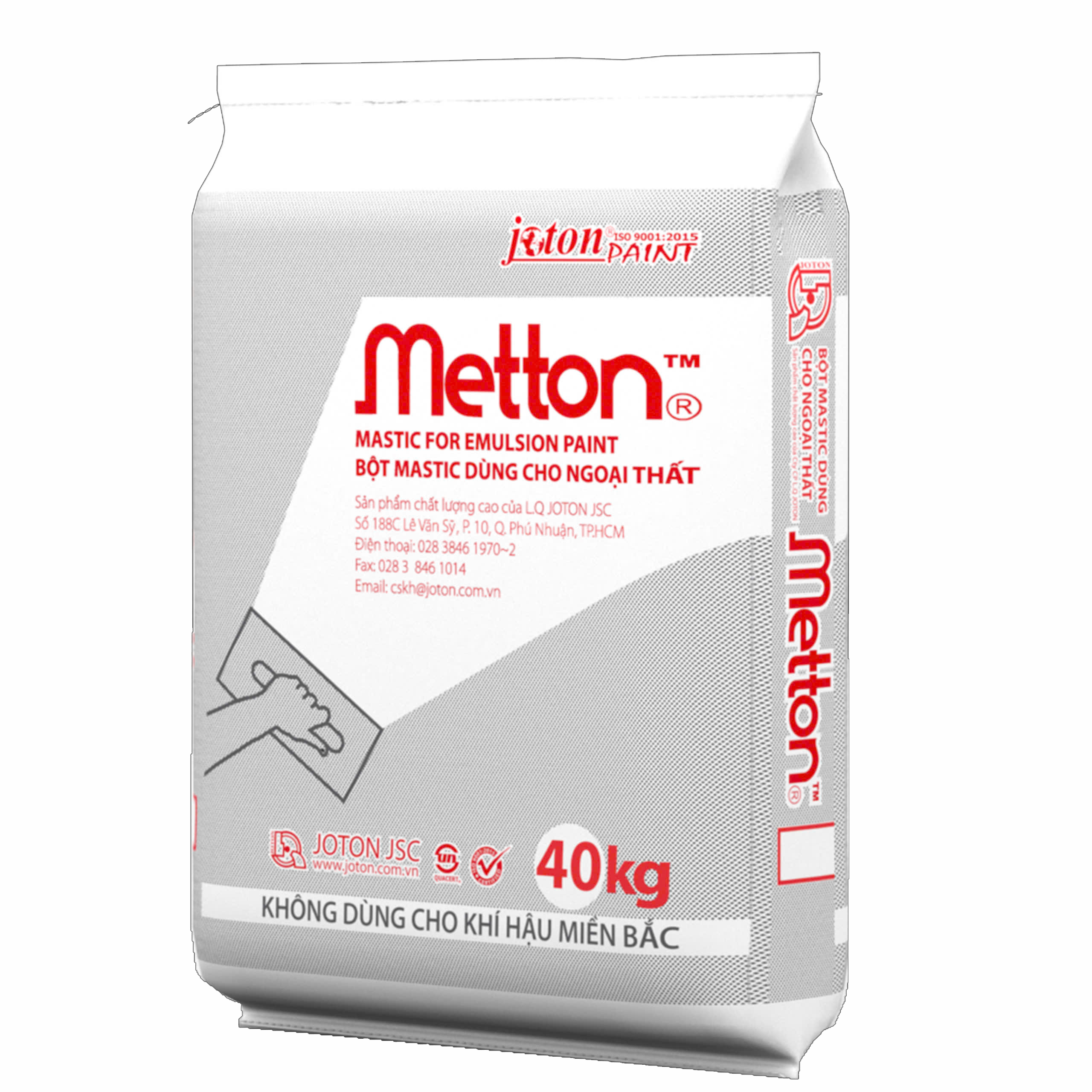 Bột trét ngoại thất Joton Metton 40Kg