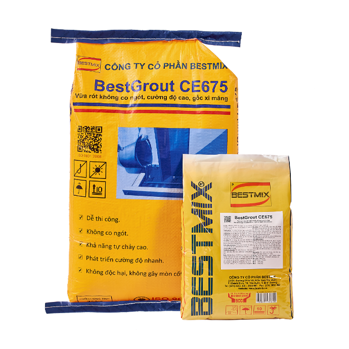 Vữa rót không co ngót Bestmix BestGrout CE675 25kg