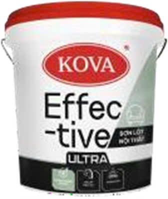 Sơn lót nội thất kháng kiềm KOVA Effective Ultra 3.5L
