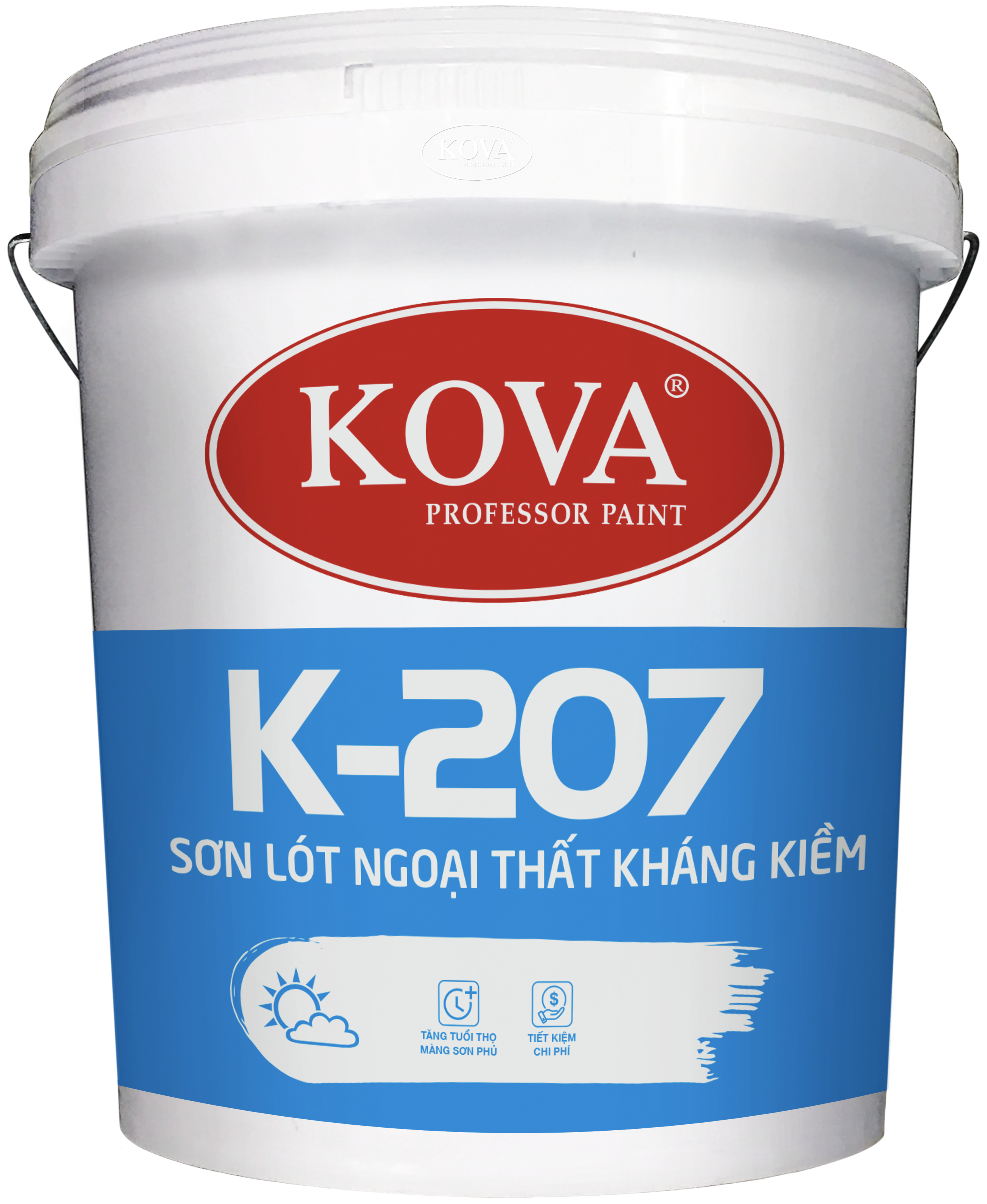 Sơn Lót Ngoại Thất KOVA Kháng Kiềm K-207 3.5L