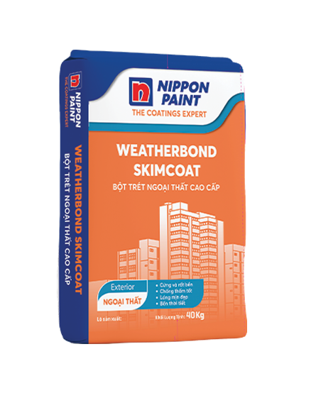 Bột Trét Ngoại Thất Dự Án Nippon Weatherbond Kimcoat