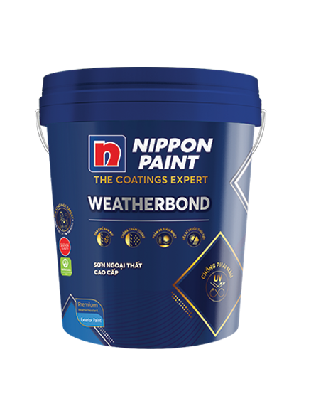 Sơn dự án Nippon ngoại thất WeatherBond 18L