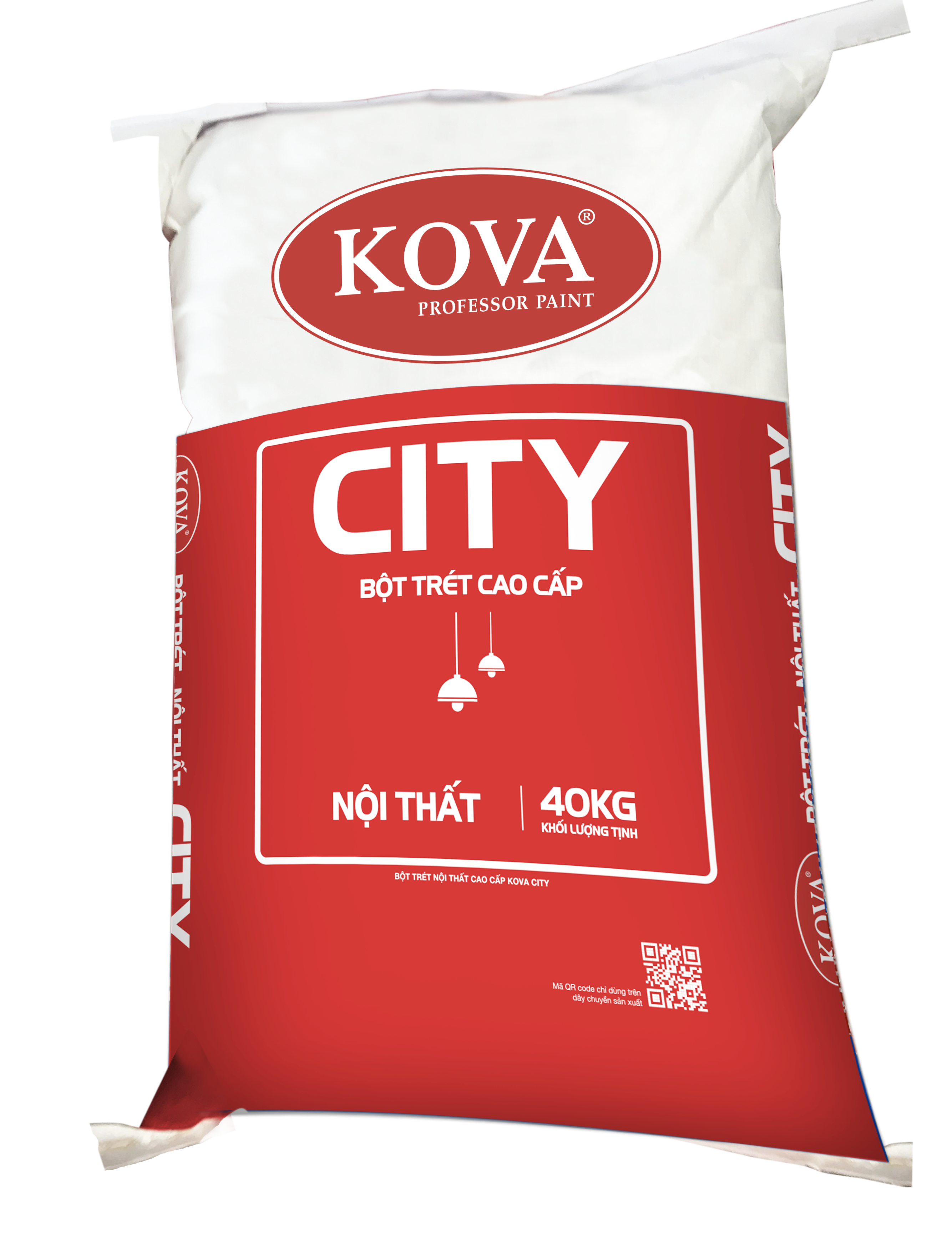 Bột Trét Nội Thất Kova City 40Kg