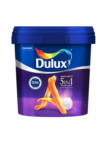 Sơn nội thất Dulux 5in1 Pearl Glow Bóng mờ 66A 5L