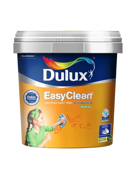 Sơn Nội Thất Dulux EasyClean Lau Chùi Vượt Trội, Kháng Virus – Bề Mặt Mờ 99A