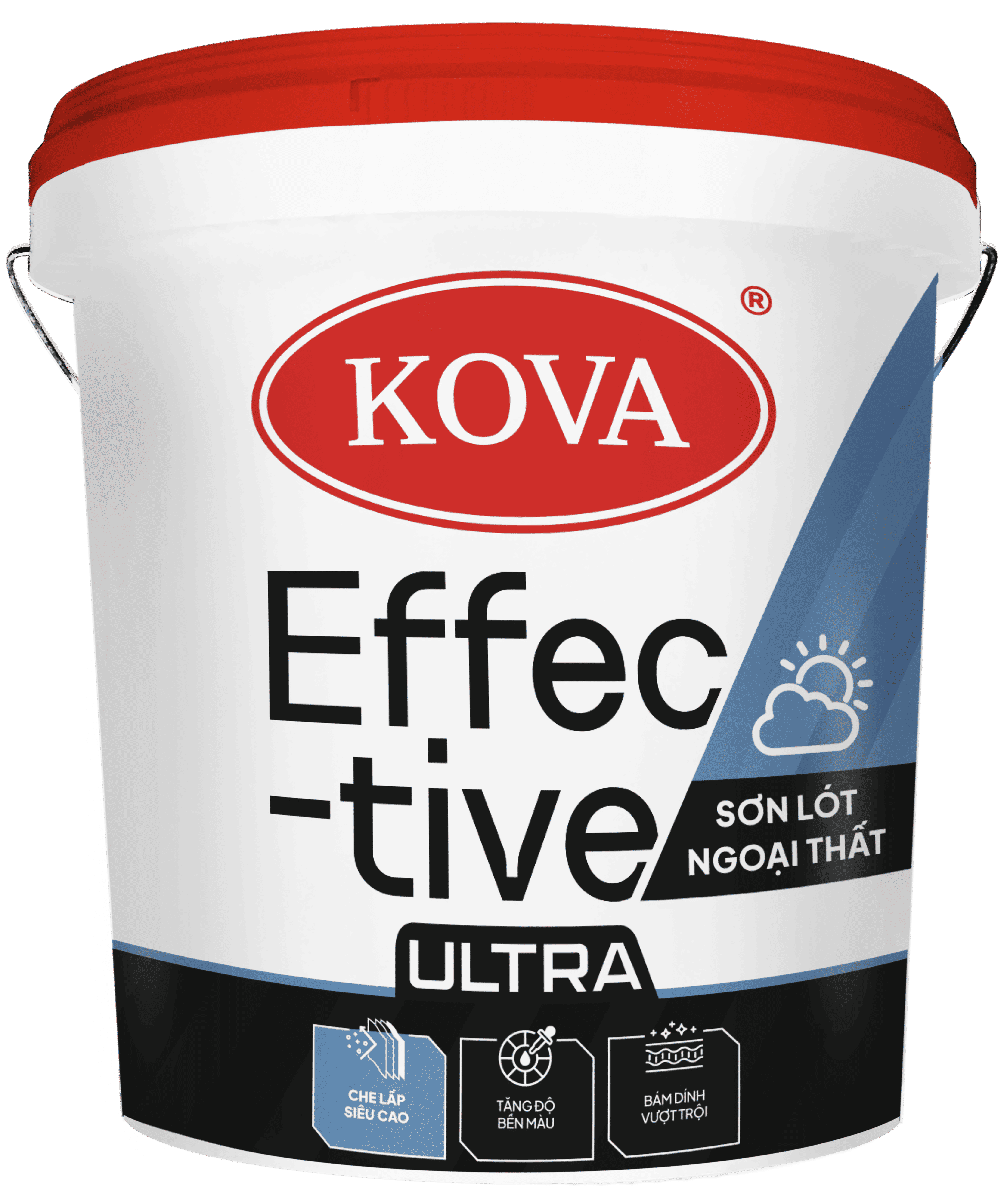 Sơn lót ngoại thất KOVA Effective Ultra 16L