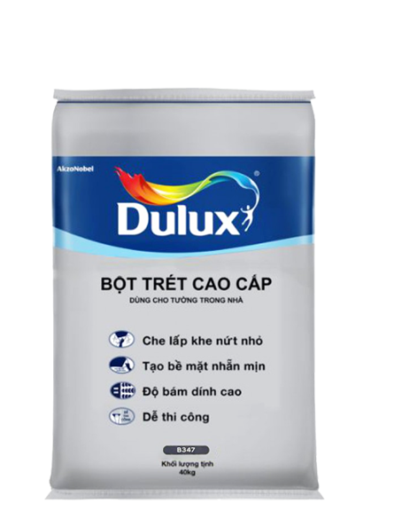 Bột Trét Tường Nội Thất Cao Cấp Dulux B347 40KG