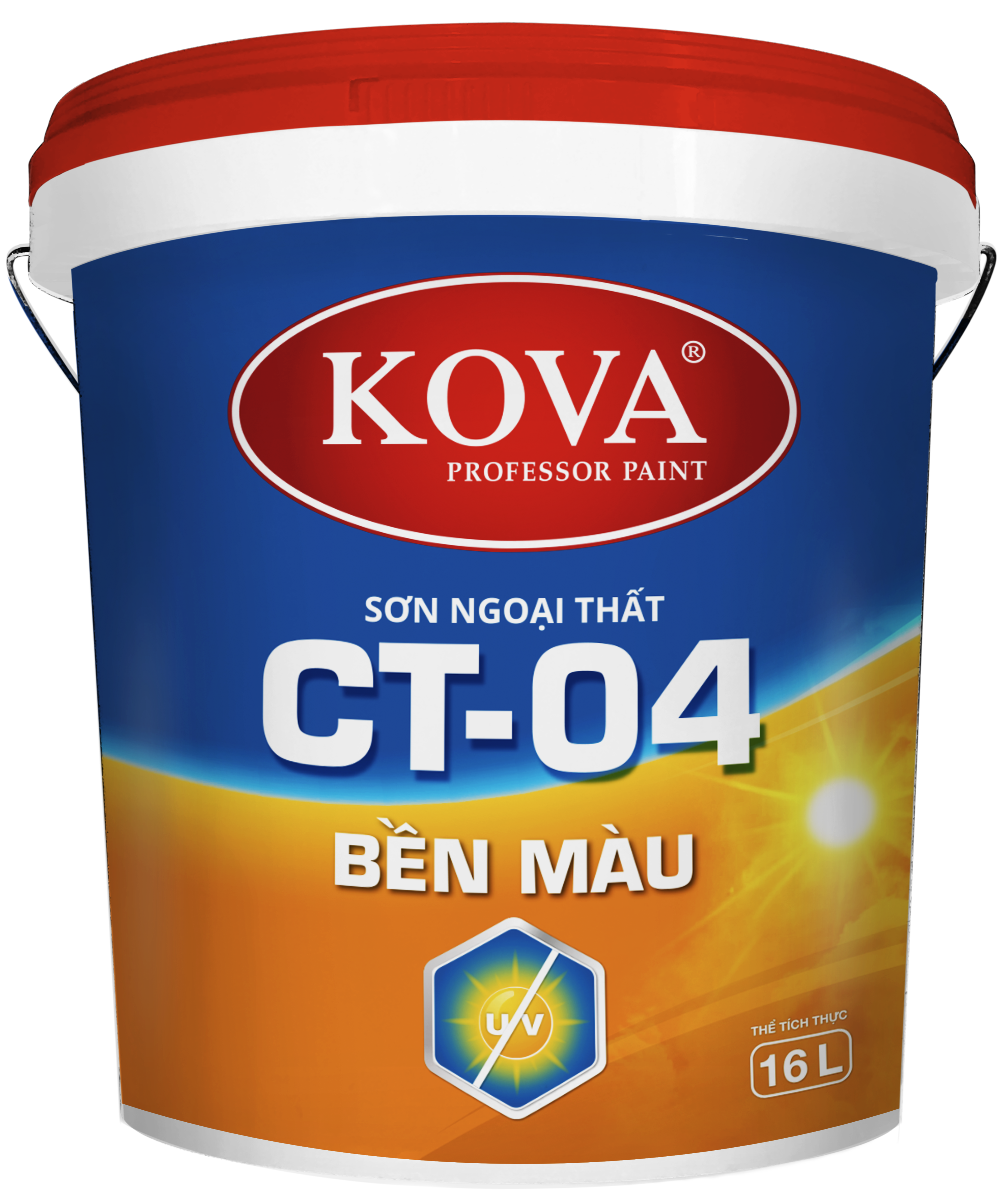 Sơn ngoại thất KOVA CT-04 Bền Màu 16L
