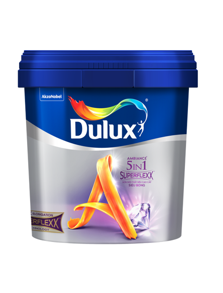 Sơn nội thất Dulux Ambiance 5in1 Superflexx siêu bóng 1L