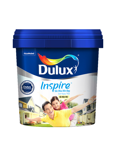 Sơn Ngoại Thất Dulux Inspire Sắc Màu Bền Đẹp 5L (Bề Mặt Mờ)