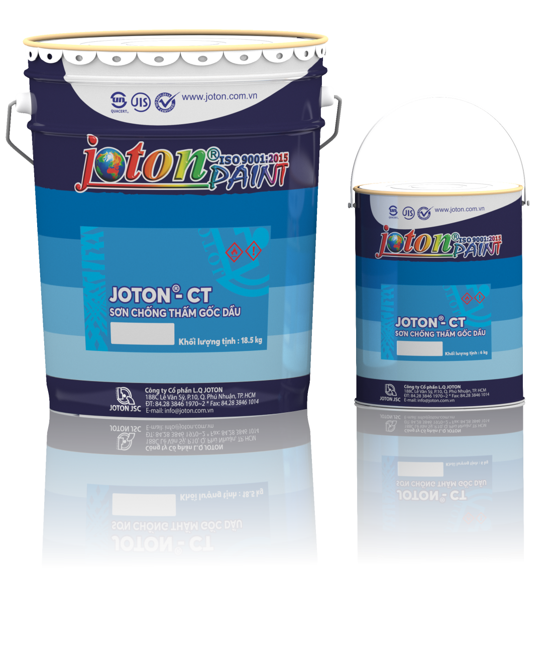 Sơn chống thấm Joton CT 18kg + 2L Thinner