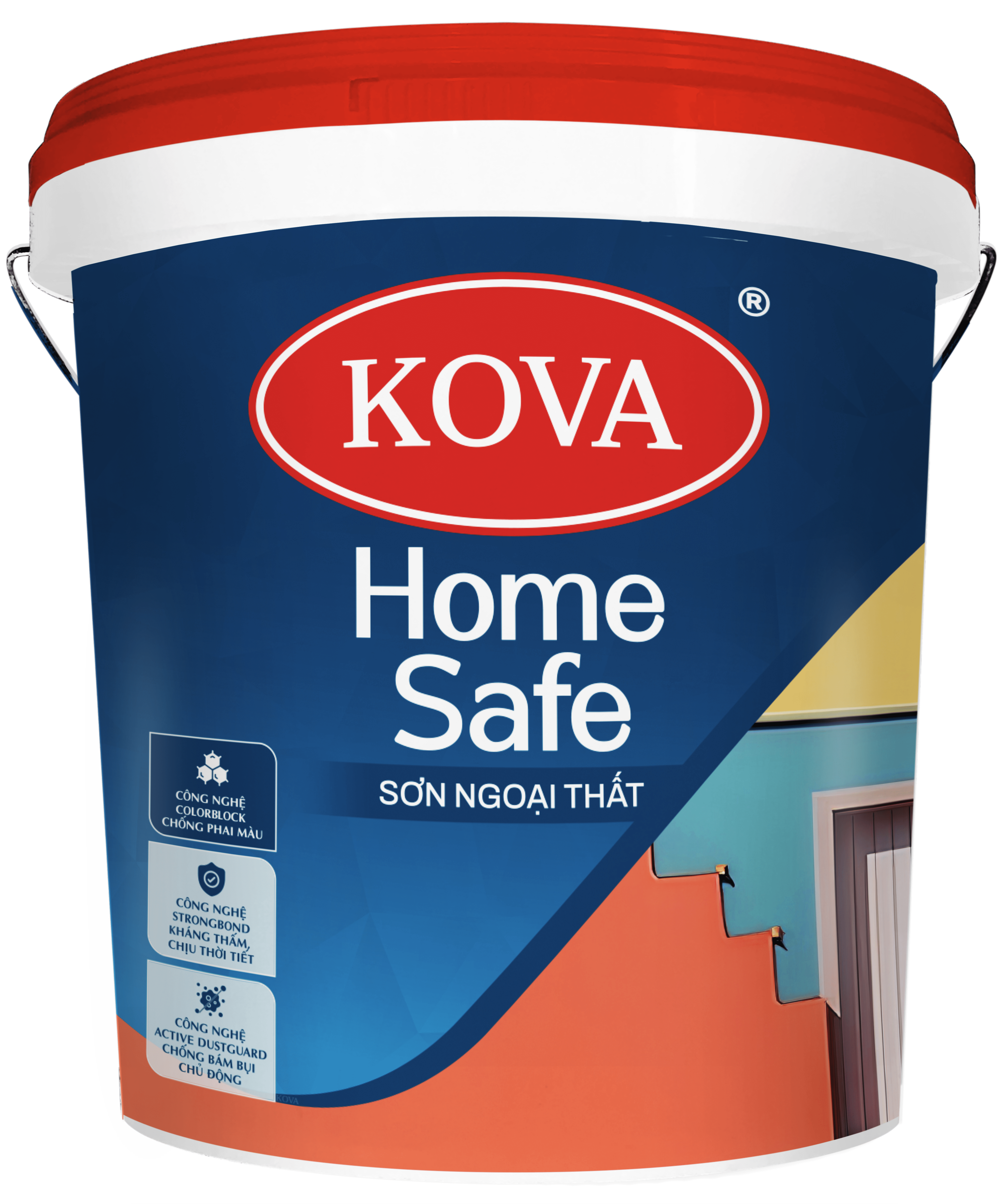 Sơn ngoại thất cao cấp KOVA Home Safe 3.5L