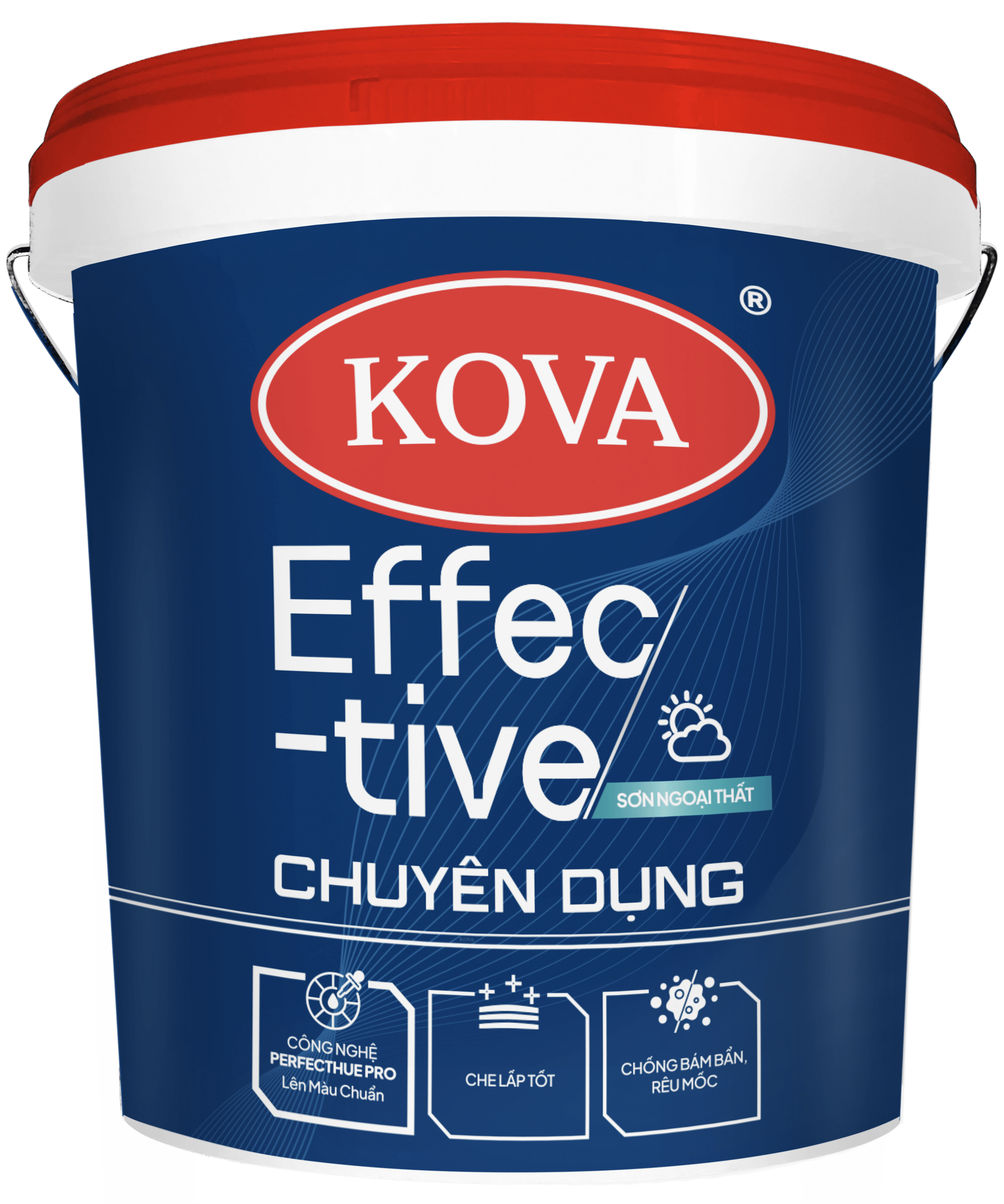 Sơn ngoại thất Kova EFFECTIVE Chuyên Dụng 16L