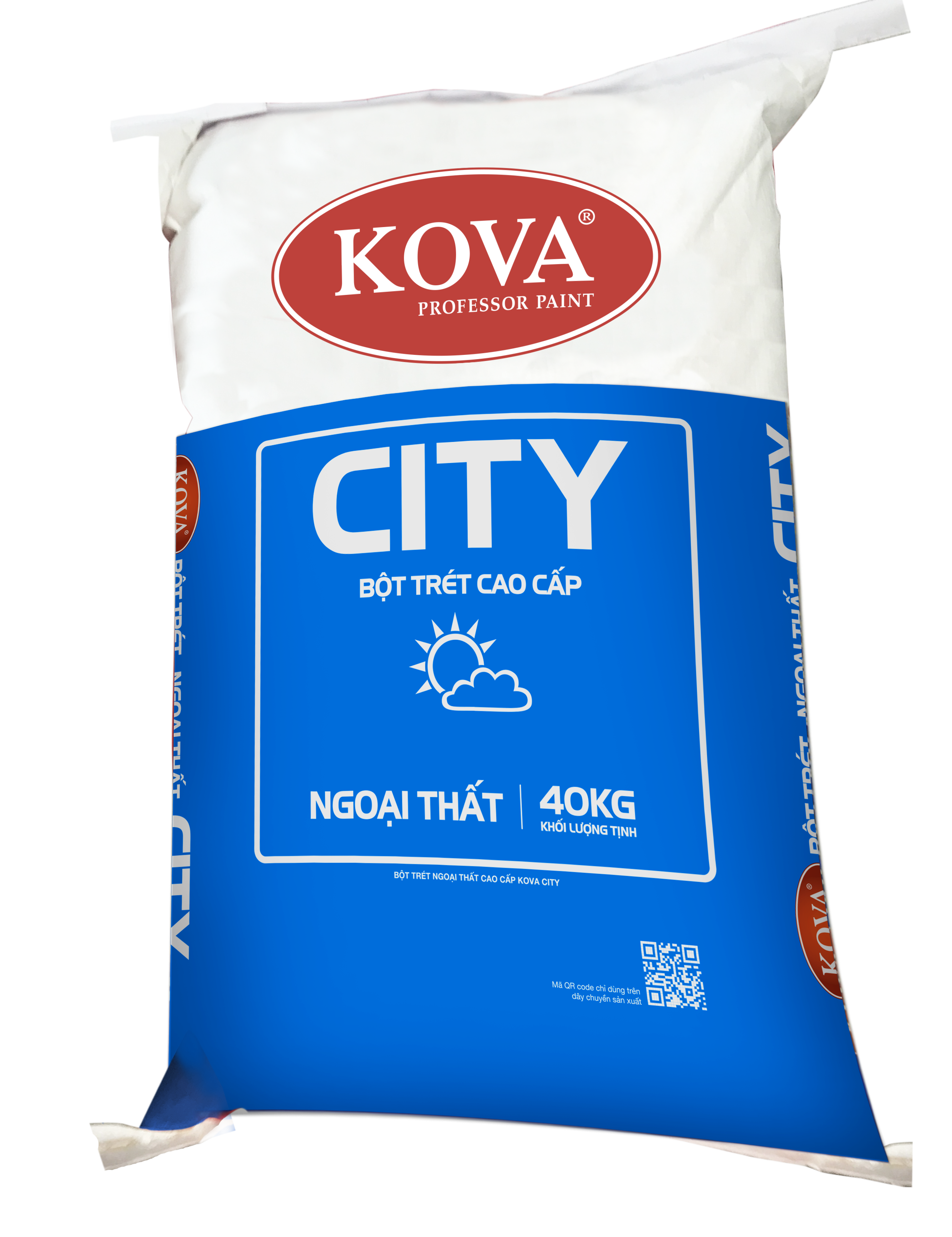 Bột Trét Ngoại Thất Kova City 40Kg