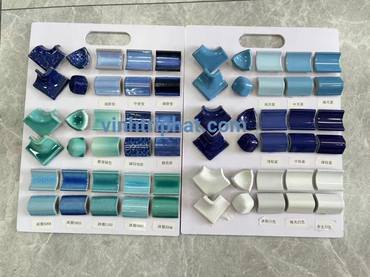 mẫu gạch góc gốm