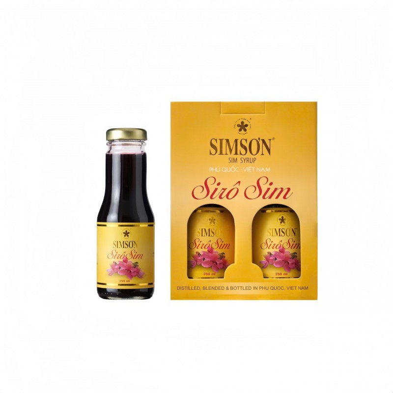 Combo 2 Chai Siro Sim Chai 250ml Đặc Sản Phú Quốc