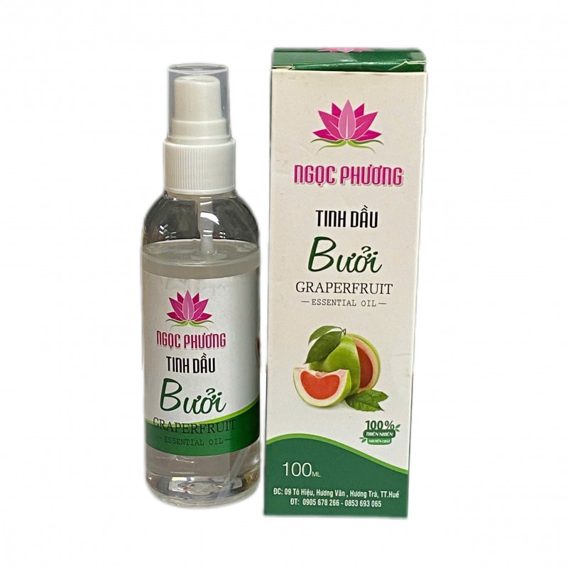 Tinh dầu bưởi chai 100ml Ngọc Phương đặc sản Huế