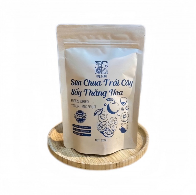 Sữa Chua Trái Cây Sấy Thăng Hoa Túi 20g Đặc Sản Tây Nguyên